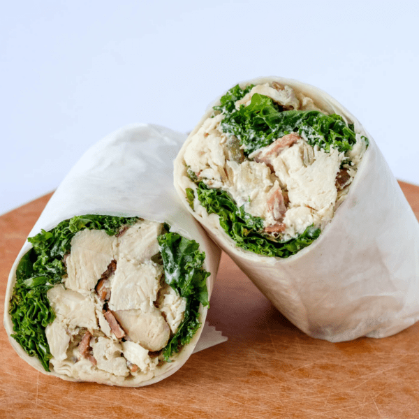 Wrap de pollo y tocineta