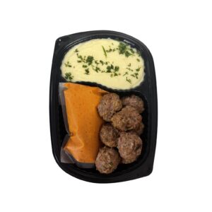 Albondigas con Puré
