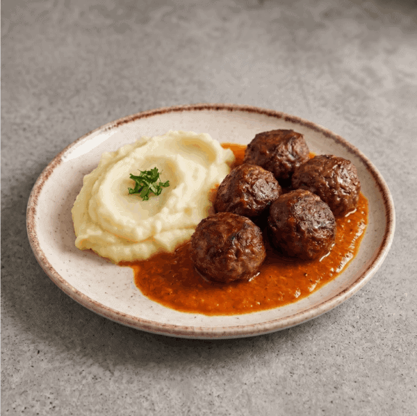 Albóndigas con Puré